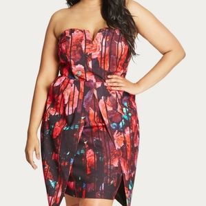 Colorful cocktail dress